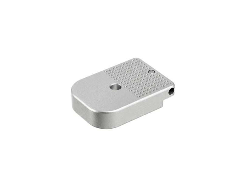 COWCOW Technology D01 Dottac Magazine Base Silver For Tokyo Marui HI-CAPA GBB Magazine