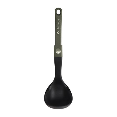 AWADA outdoor camping portable folding 3 tableware kitchen utensils soup spoon fish shovel rice spoon
