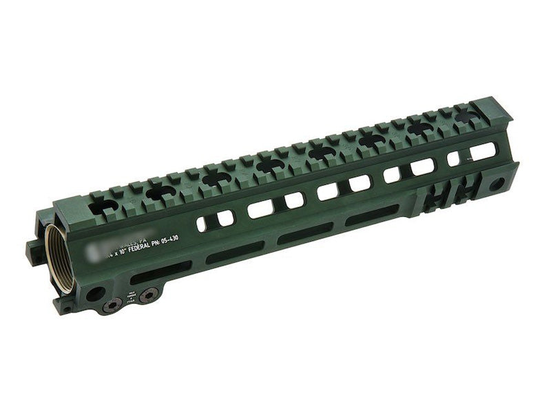 Z-Parts Geissele Mk4 10" M-LOK Handguard For GHK M4 GBB Series OD