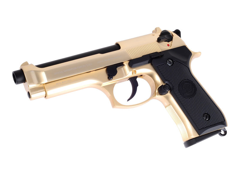 WE-Tech Full Metal M9 / M92 Airsoft GBB Pistol Gold