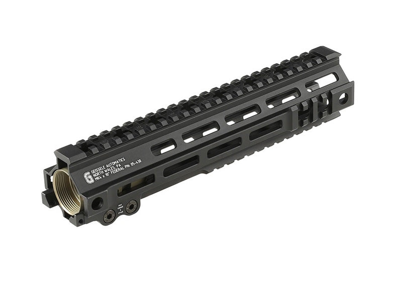 Z-Parts Geissele Mk4 10 inch M-LOK Handguard For GHK M4 GBB Series BLK