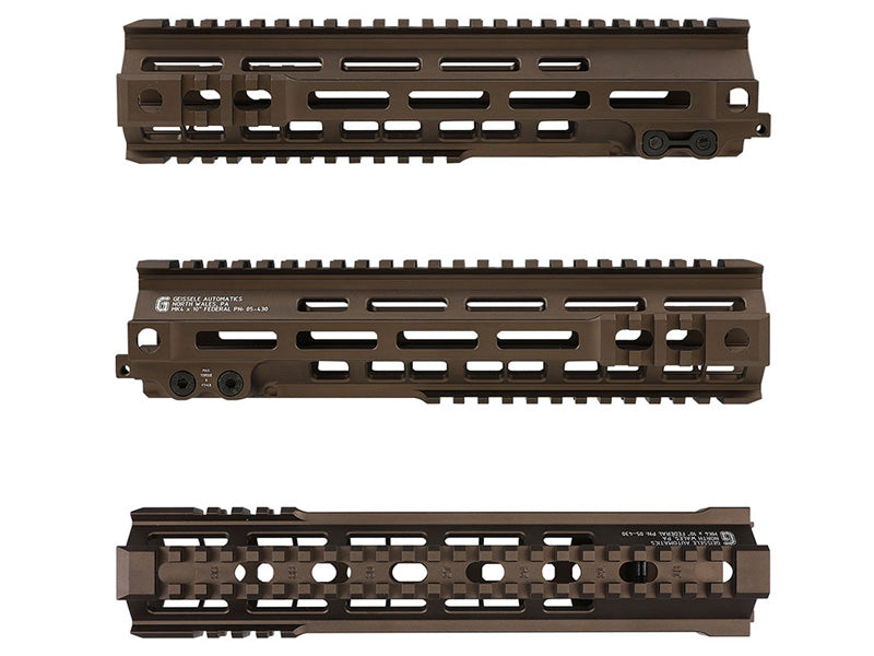 Z-Parts Geissele Mk4 10" M-LOK Handguard For GHK M4 GBB Series DDC