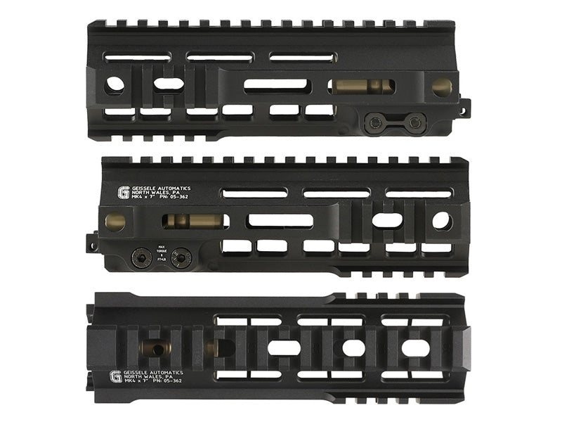 Z-Parts Geissele Mk4 7inch M-LOK Handguard For GHK M4 GBB Series Black