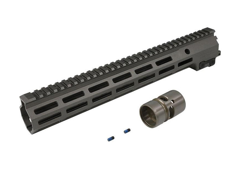 Z-Parts 13.5 inch Mk16 Handguard For GHK M4 GBB Rifle Midnight Green