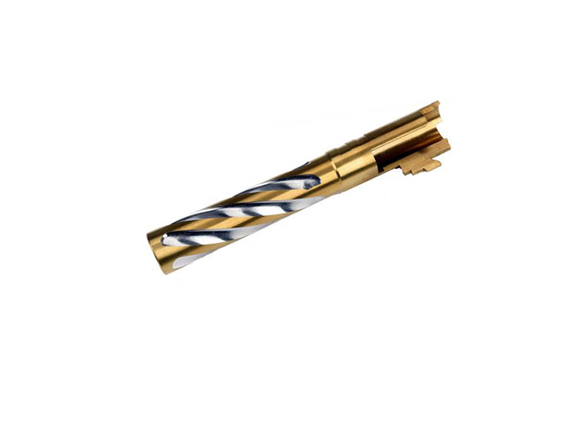 COWCOW Technology Tornado 5.1 Threaded Outer Barrel Gold .45 marking