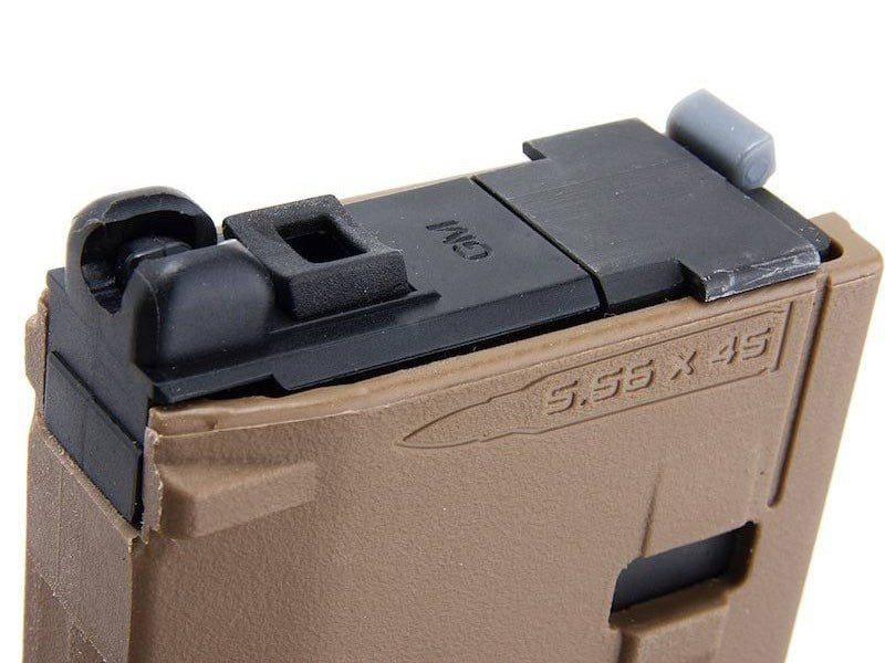 Guns Modify 35rds EVO Gas Magazine For Tokyo Marui MWS GBB Series-Dark Earth