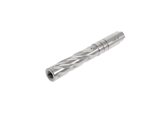 COWCOW Technology Tornado 5.1 Threaded Outer Barrel Silver .40 marking