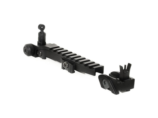 Bell KAC Style Flip-Up Sight Rail Set For G36 Series AEG GBB Rifles