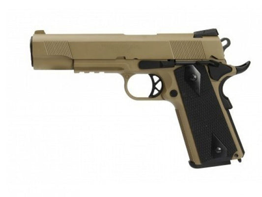 WE-Tech E001B 1911 Tac Full Metal GBB Pisto with Railed Version