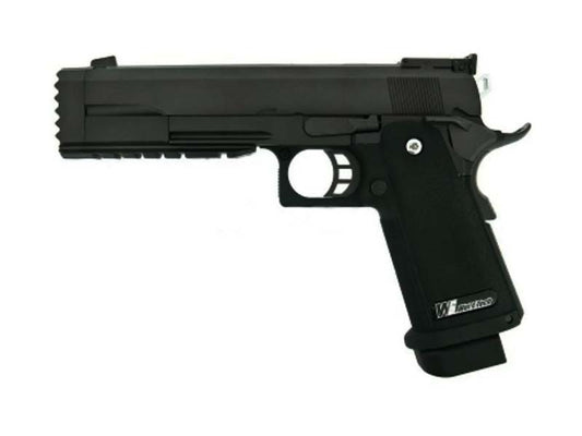 WE-Tech H011 Type R HI-CAPA 5.2 Full Metal GBB Pistol Black