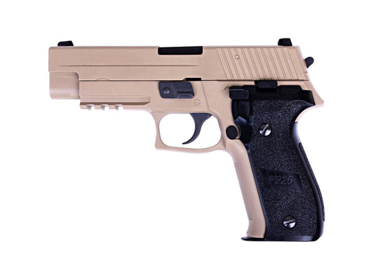 WE-Tech F003 Fully metal F226 MK25 Railed Airsoft GBB Pistol 