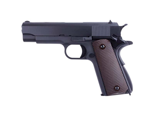 WE-Tech Full Metal 1943 US Government Airsoft GBB Pistol Brown Grip Short Ver.