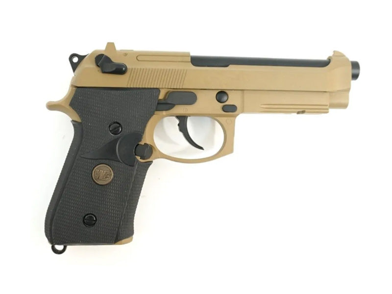 WE-Tech M009 M9A1 Airsoft GBB Pistol With Rubber Grip Navy Seal