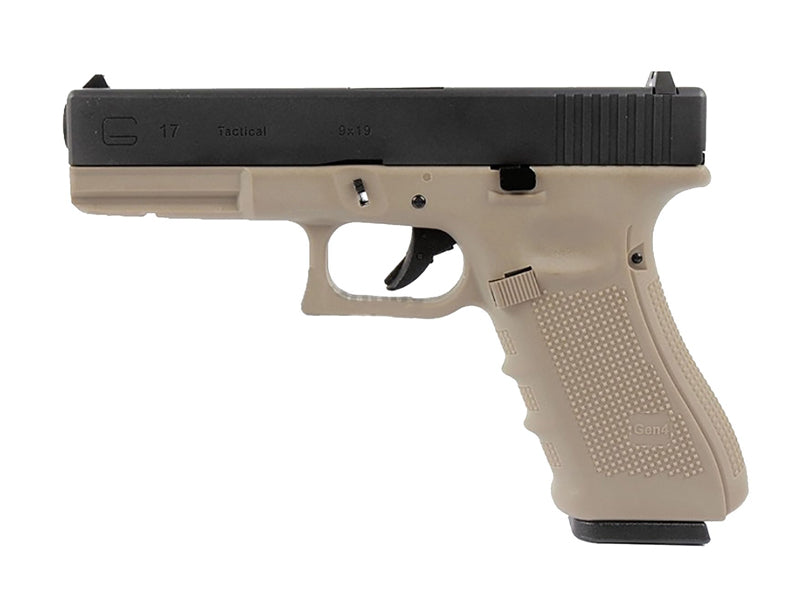 WE-Tech Model 17 GBB Pistol Gun Gen.4 Tan