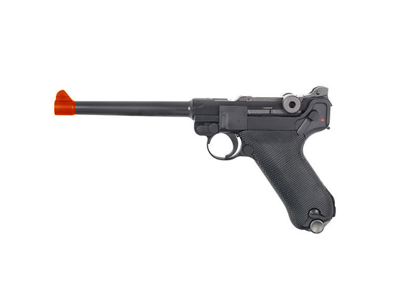 WE-Tech Full Metal Luger P08 6inch GBB Pistol Medium Version 