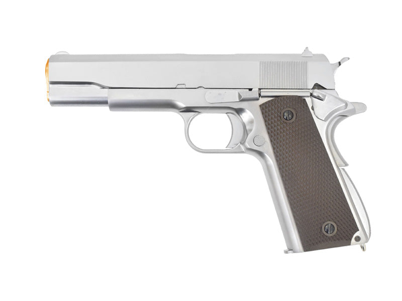 WE-Tech 1911 US Government Full Metal GBB Pistol with Brown Grip