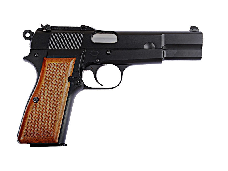 WE-Tech B001 Full Metal Hi-Power Browning M1935 GBB  Pistol