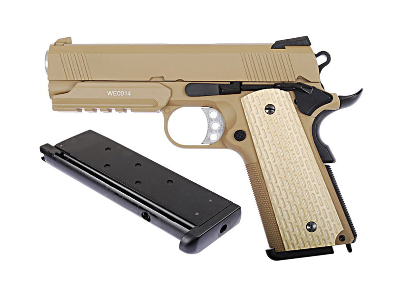 WE-Tech 4.3 1911 Desert warrior GBB Pistol 