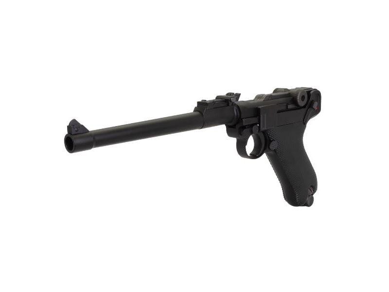 WE-Tech Full Metal Luger P08 8inch GBB Pistol Long Version