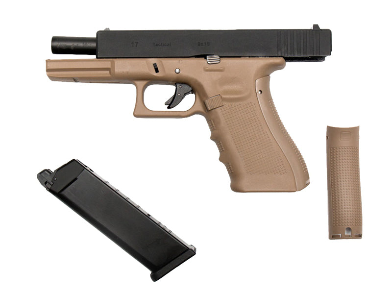 WE-Tech Model 17 GBB Pistol Gun Gen.4 Tan