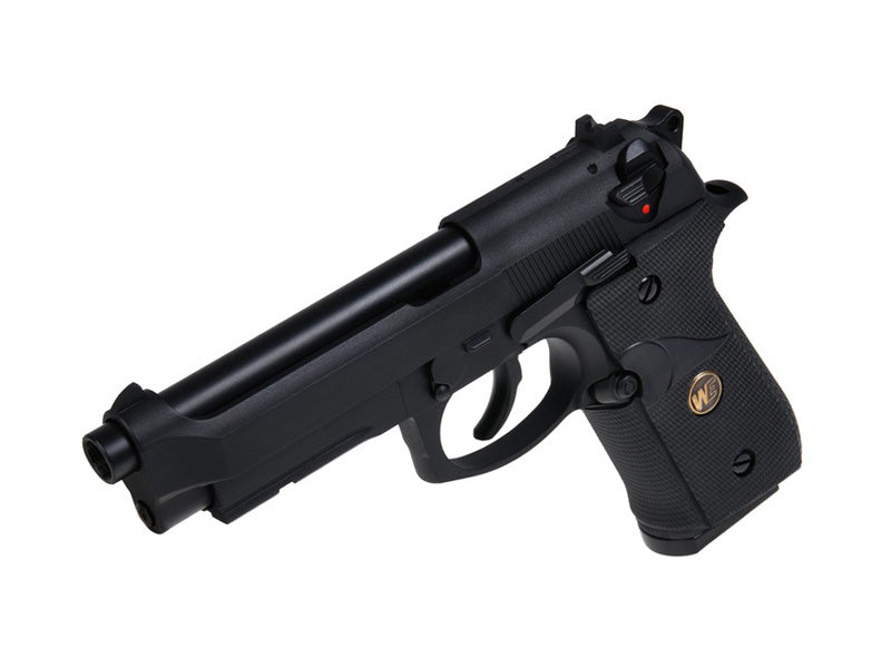 WE-Tech Fully Metal M9A1 Airsoft GBB Pistol with Rubber Grip