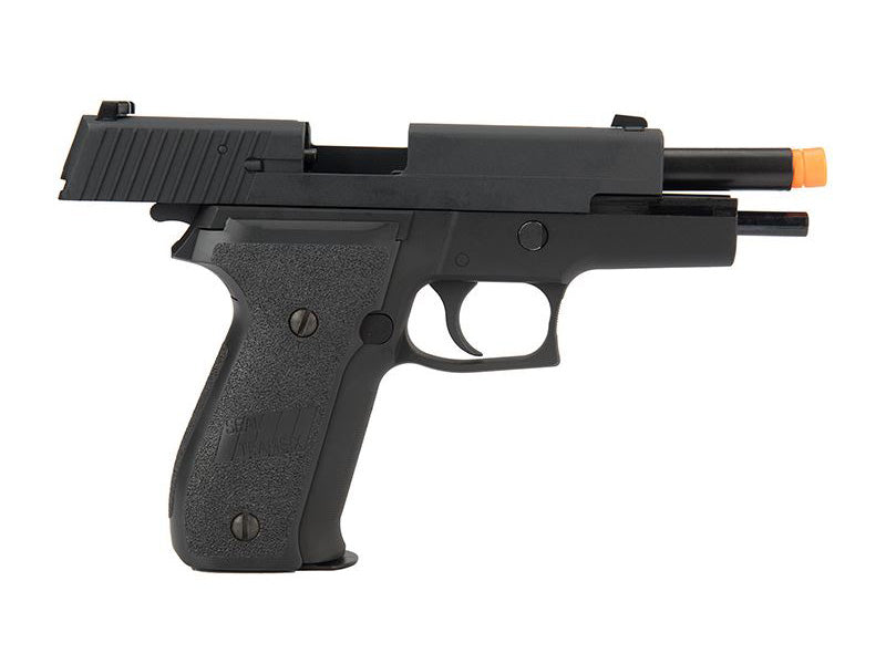 WE-Tech F226 Gas Blowback Airsoft Pistol with Railed Version