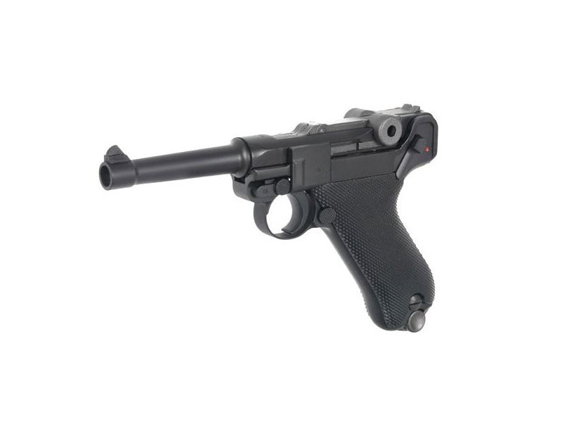 WE-Tech Full Metal Luger P08 4inch GBB Pistol Short Version