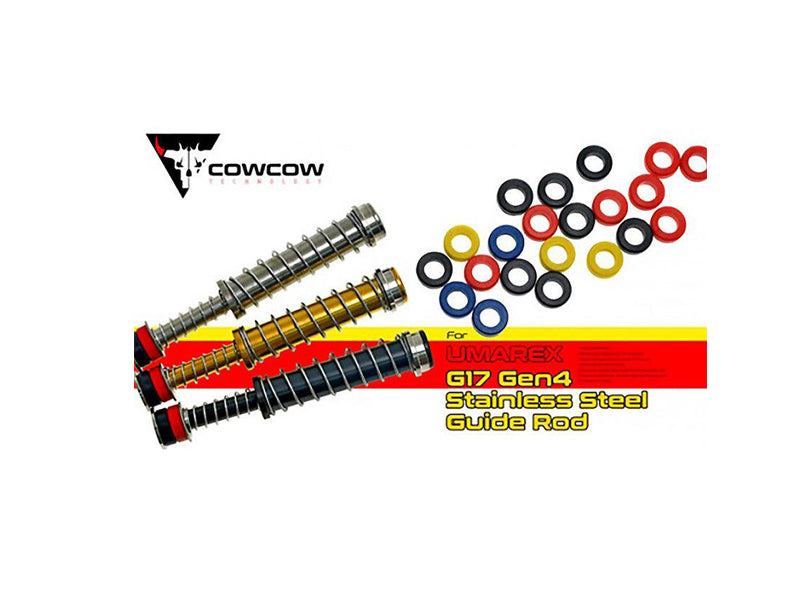 COWCOW Technology Stainless Steel Spring Guide Rod For Umarex GLOCK G17 / G19 GBB Series