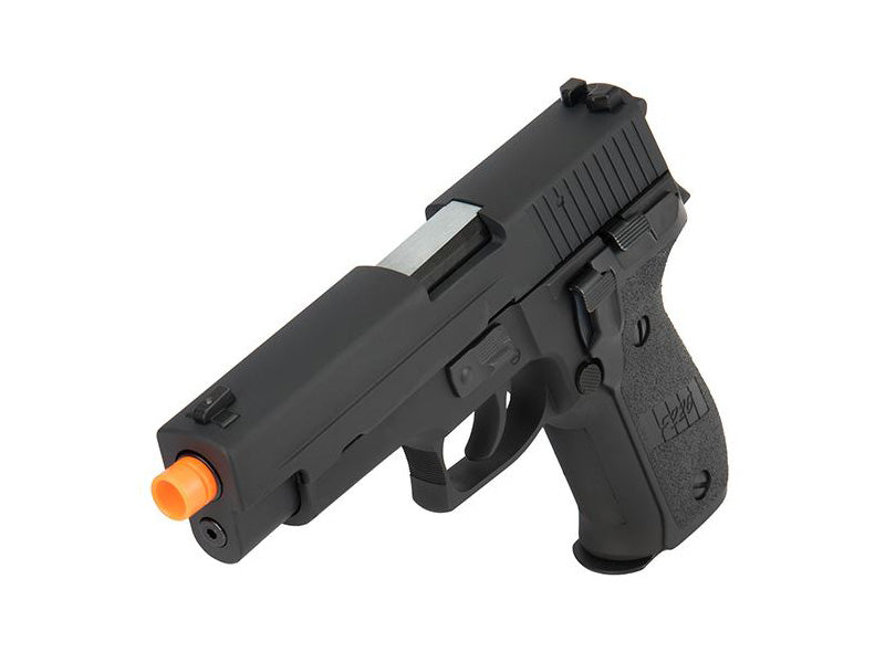 WE-Tech F226 Gas Blowback Airsoft Pistol with Railed Version