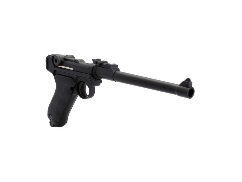 WE-Tech Full Metal Luger P08 8inch GBB Pistol Long Version