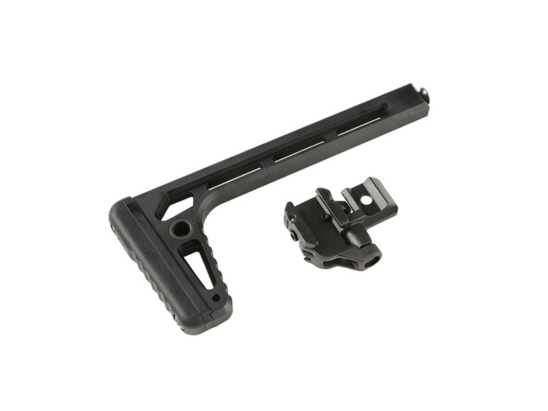 5KU CNC Aluminium Folding Stock For MCX / M1913 Rail Adapter Black