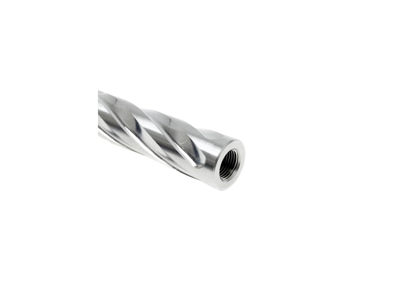 COWCOW Technology Tornado 5.1 Threaded Outer Barrel Silver .40 marking