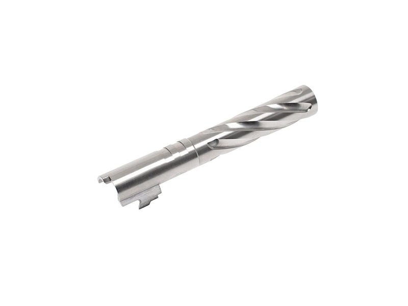 COWCOW Technology Tornado 5.1 Threaded Outer Barrel Silver .45 marking