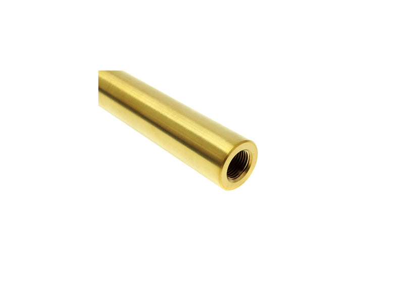 COWCOW Technology OB1 SS Threaded Outer Barrel Gold For Tokyo Marui Hi-Capa 5.1 GBB Series .45 marking