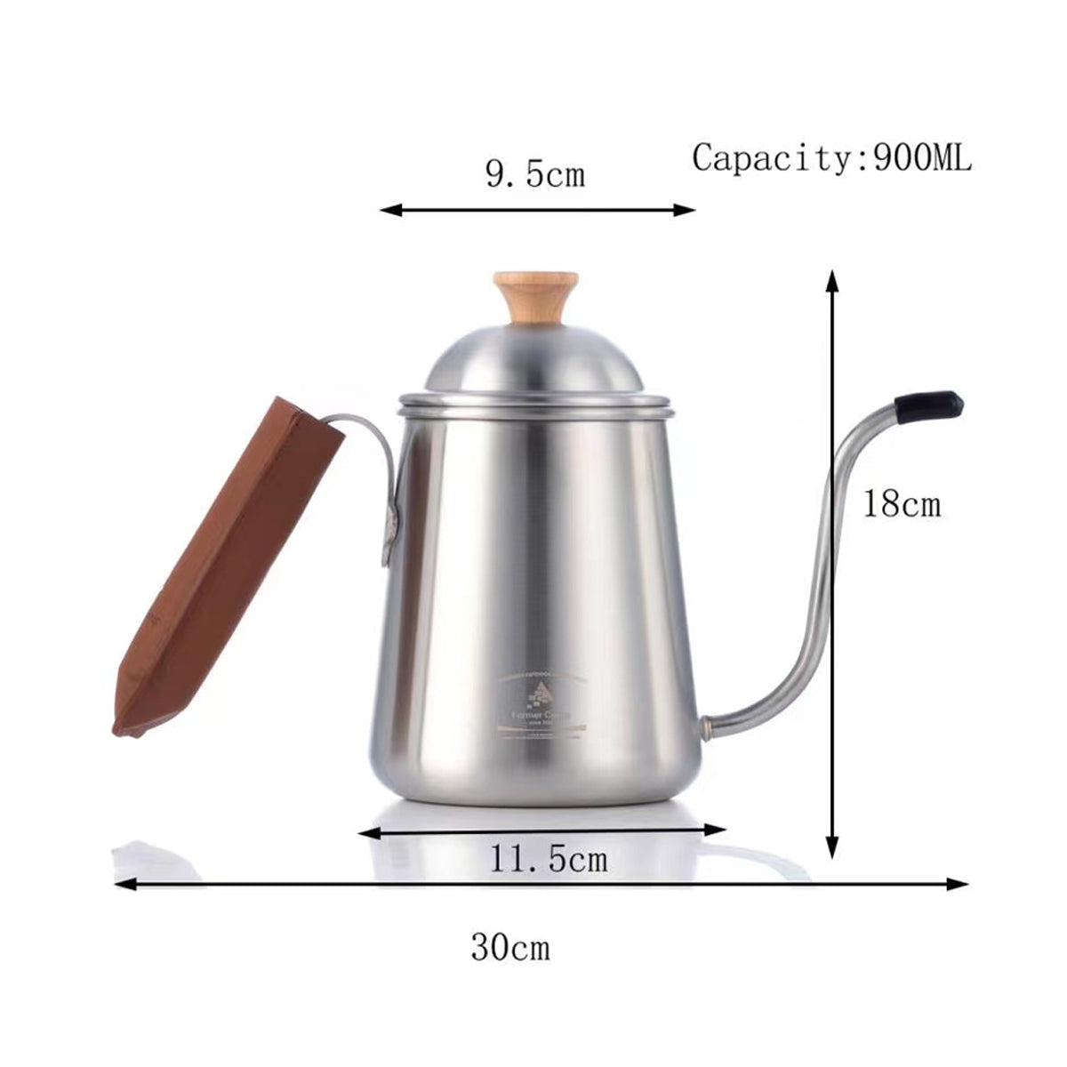 Tillak outdoor camping kettle Farmer Camp retro 3 ultra-light coffee pot picnic teapot