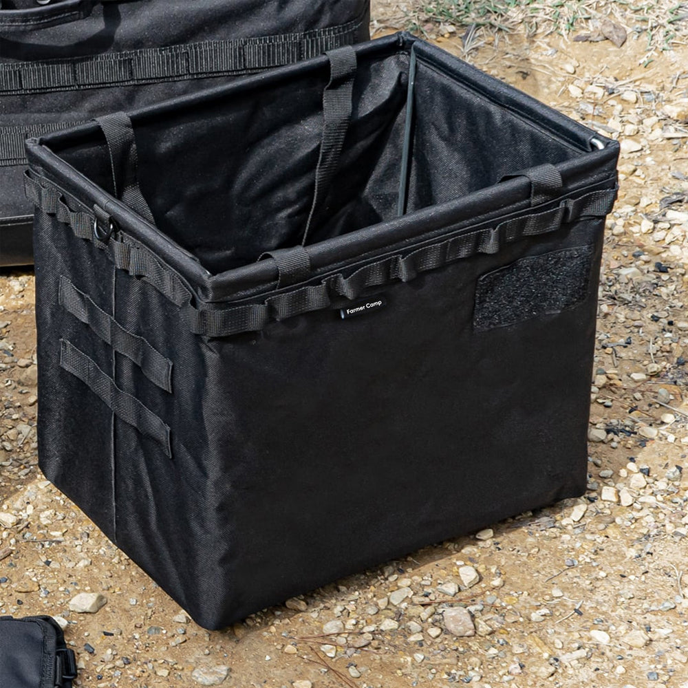 Farmer Camp Outdoor Camping Tactical Blackening Folding Storage Box Whatnot