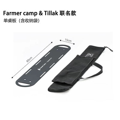 Tillak outdoor camping lightweight folding Farmer Camp triangle shelf bar table