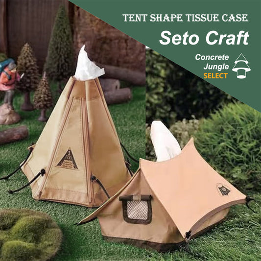 Japanese outdoor camping tent tissue storage set Setocraft same tissue box