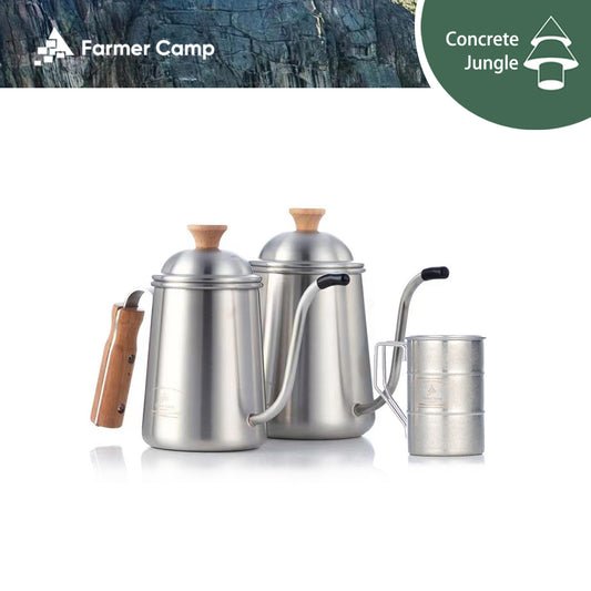 Tillak outdoor camping kettle Farmer Camp retro 3 ultra-light coffee pot picnic teapot