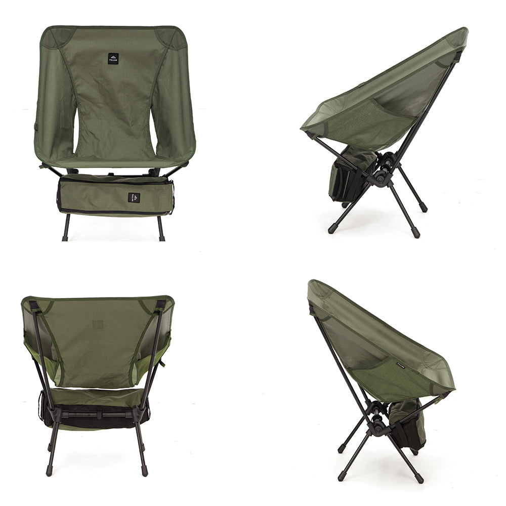 Tillak blackened outdoor camping cordura folding chair folding table helinox same moon chair